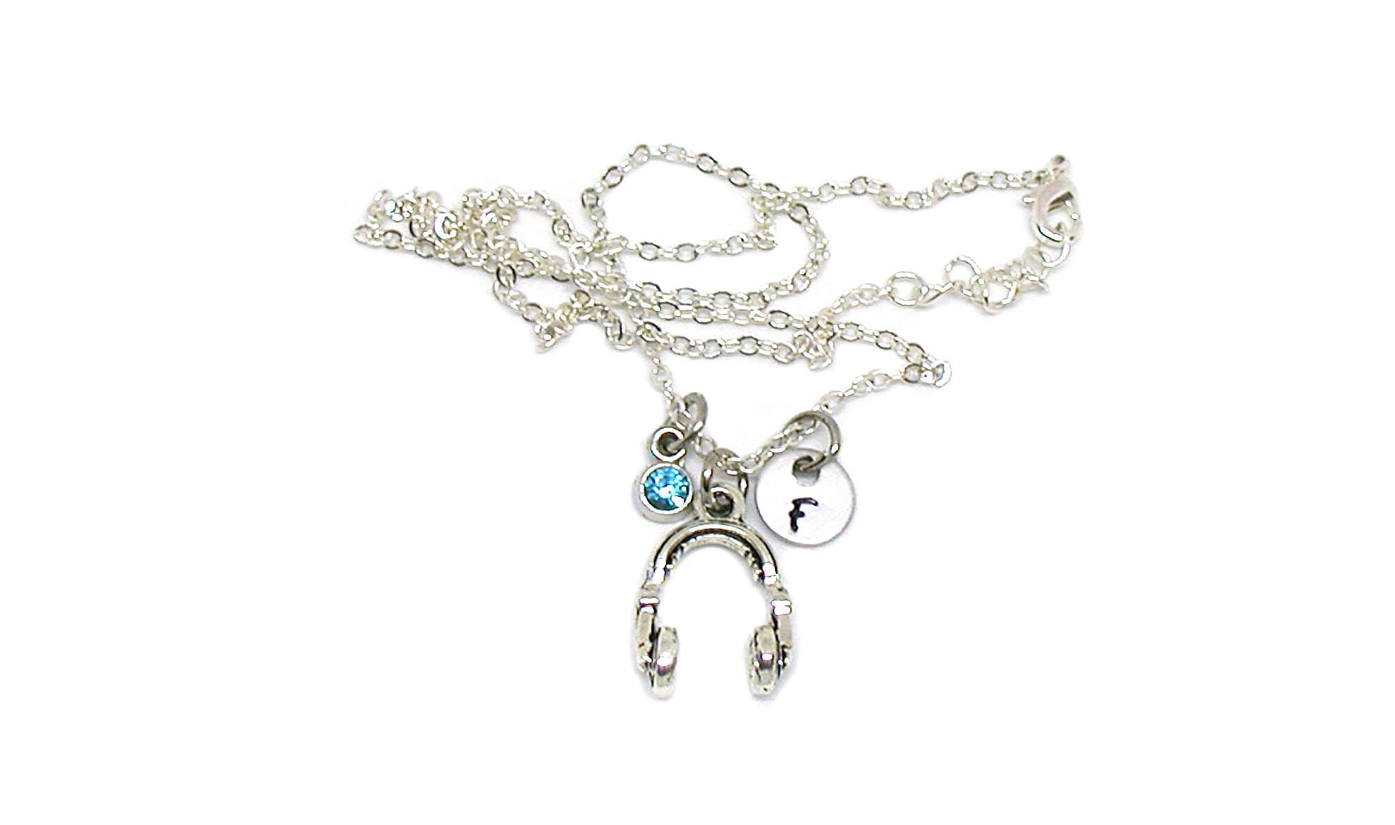 Headphone Necklace Headphones Charm Personalized Necklace Etsy