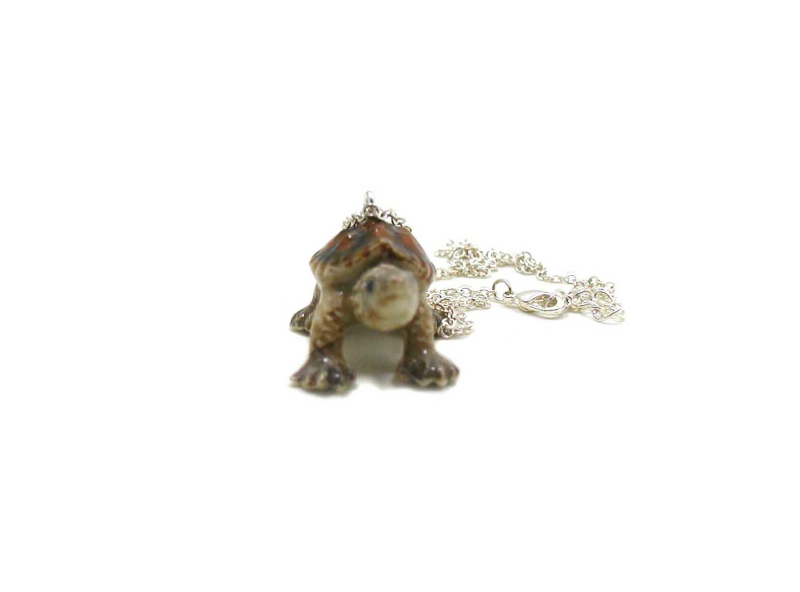 Snapping Turtle Necklace Charm Necklace Charm Jewelry Etsy