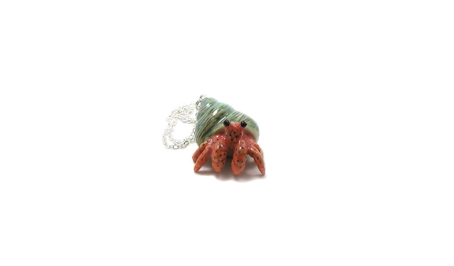 Hermit Crab Necklace Hermit Crab Jewelry Hermit Crab Shell Etsy