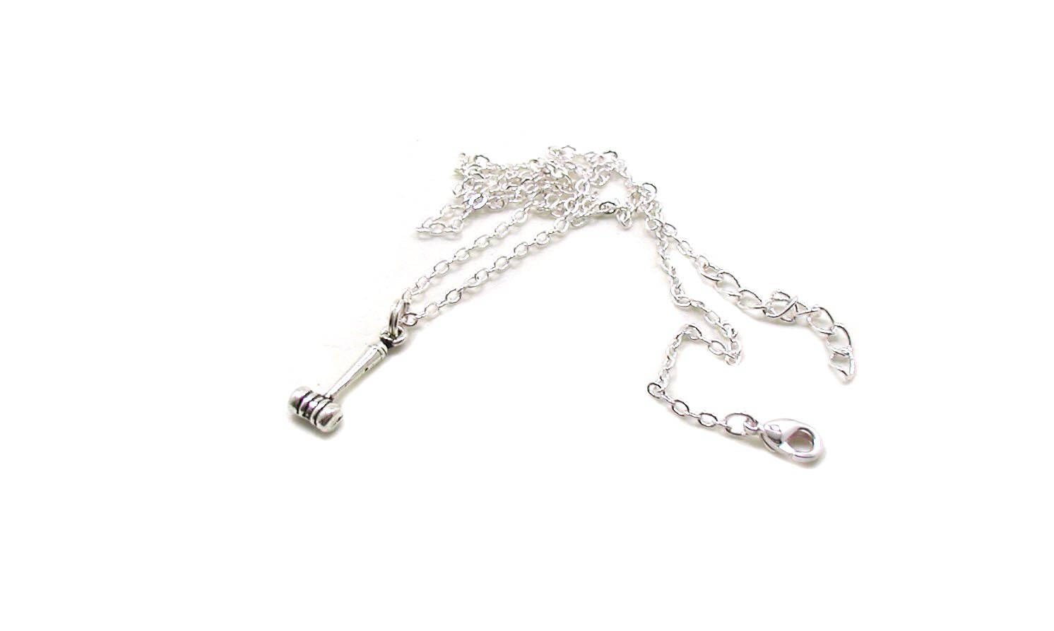 Gavel Necklace Gavel Charm Gavel Pendant Judge Necklace Etsy