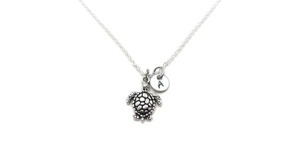 Turtle Necklace, Silver Sea Turtle Necklace, Tiny Turtle Jewelry, Silver Turtle Necklace, Turtle Pendant, Tortoise Jewelry, Marine Life Gift