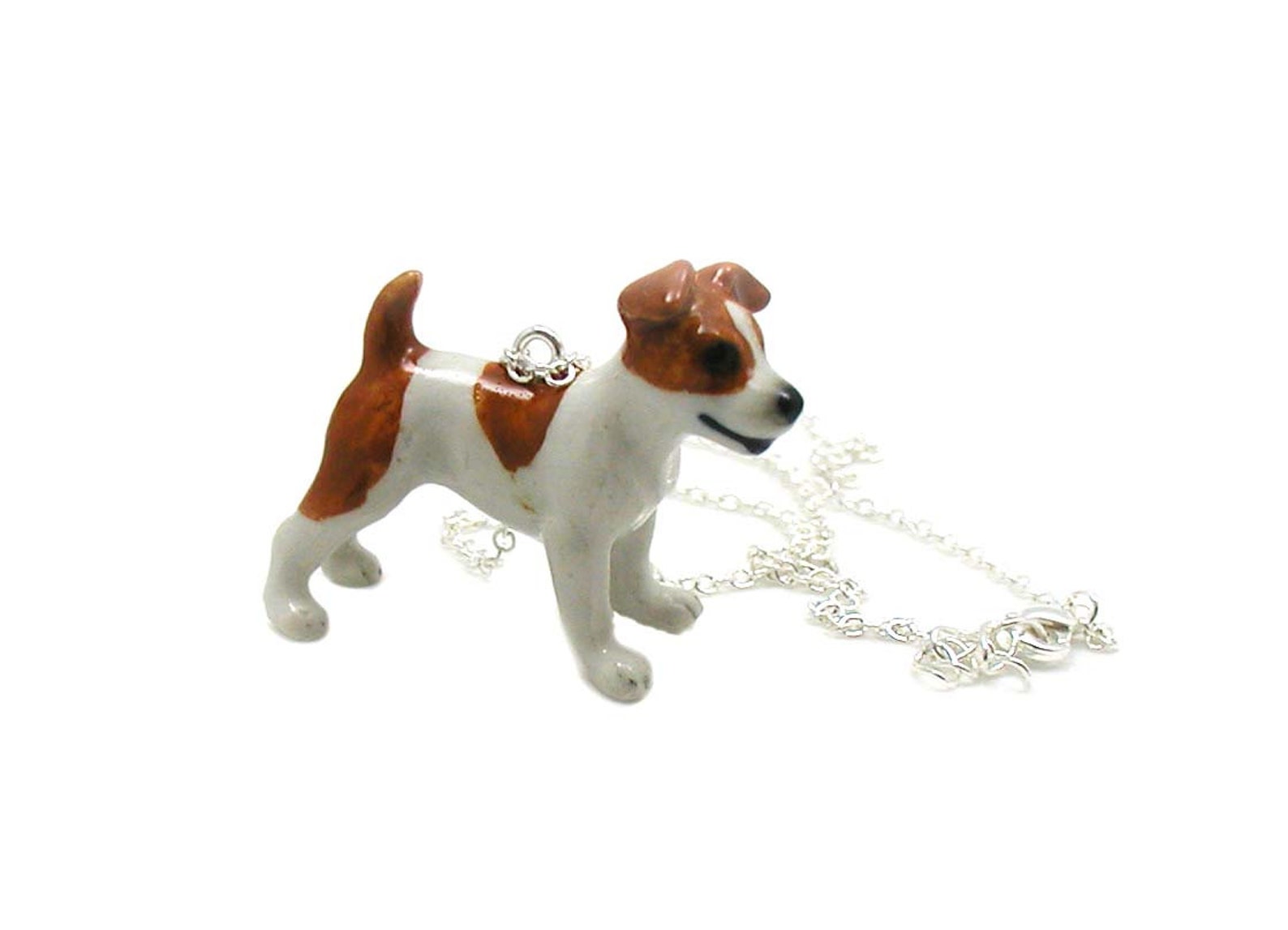Jack Russell Terrier Dog Necklace Charm Necklace Charm Etsy