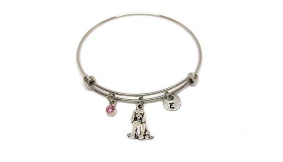 Beagle Bangle Bracelet - Blue Beagle Bangle Bracelet - Blue