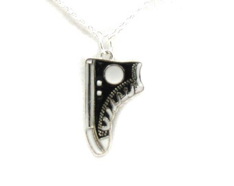 Sneaker Necklace, Tennis Shoe Charm Jewelry, Sneaker Pendant, Sneaker Jewelry, Running Shoe Charm, Athletic Sneaker Charm, Sports Shoe Charm