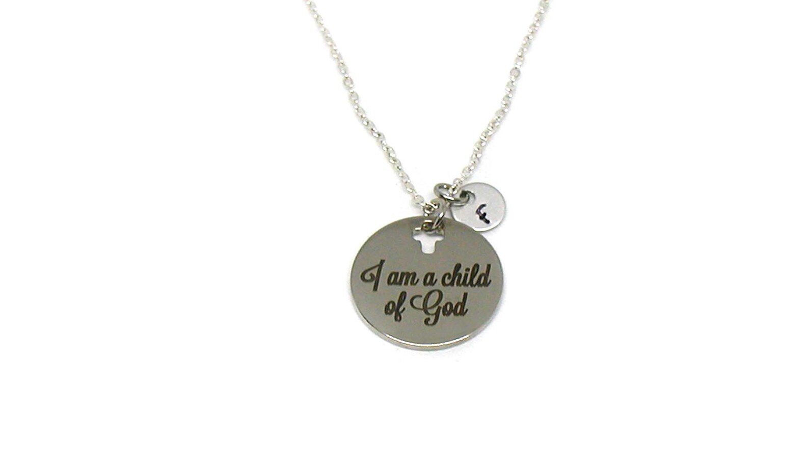 I Am A Child of God Necklace Religious Necklace Christian Etsy