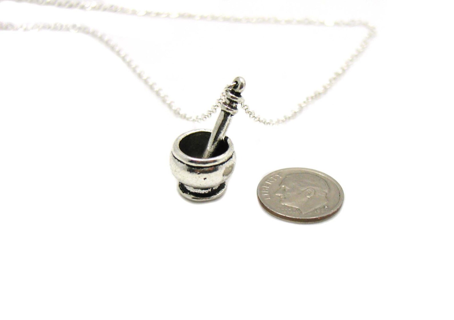 Mortar And Pestle Necklace Pharmacist Charm Medical Etsy