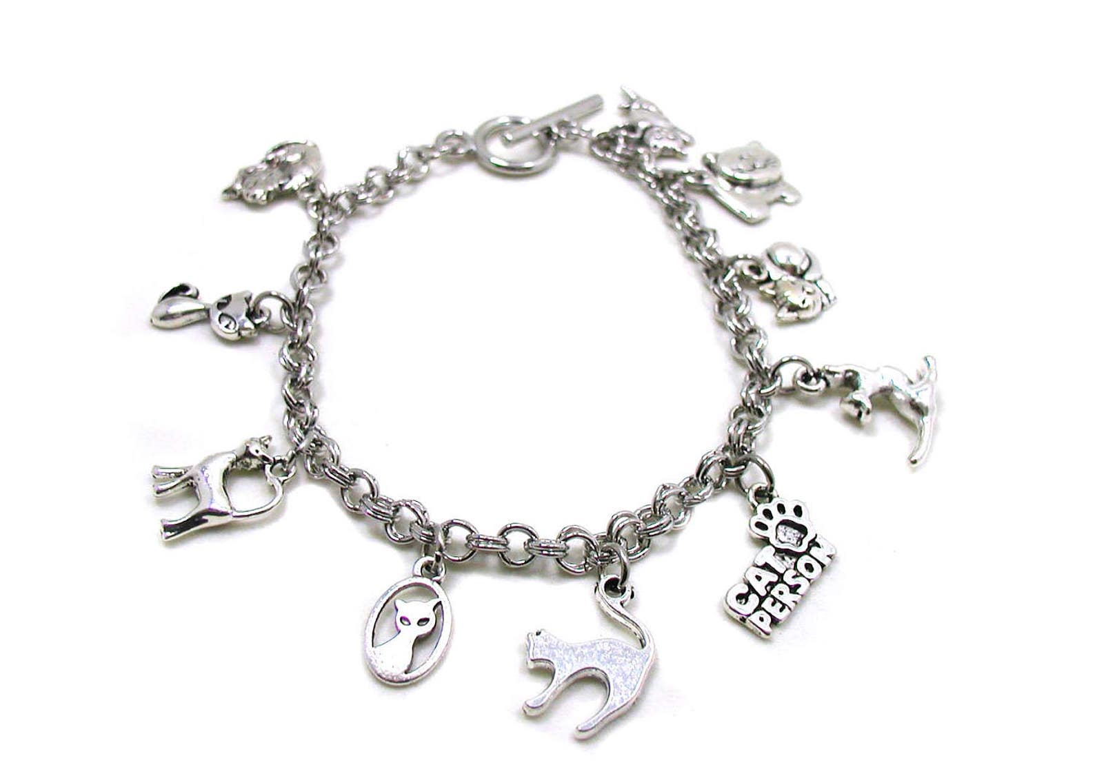 Cat Charm Bracelet Animal Bracelet Pet Charm Bracelet Best Etsy