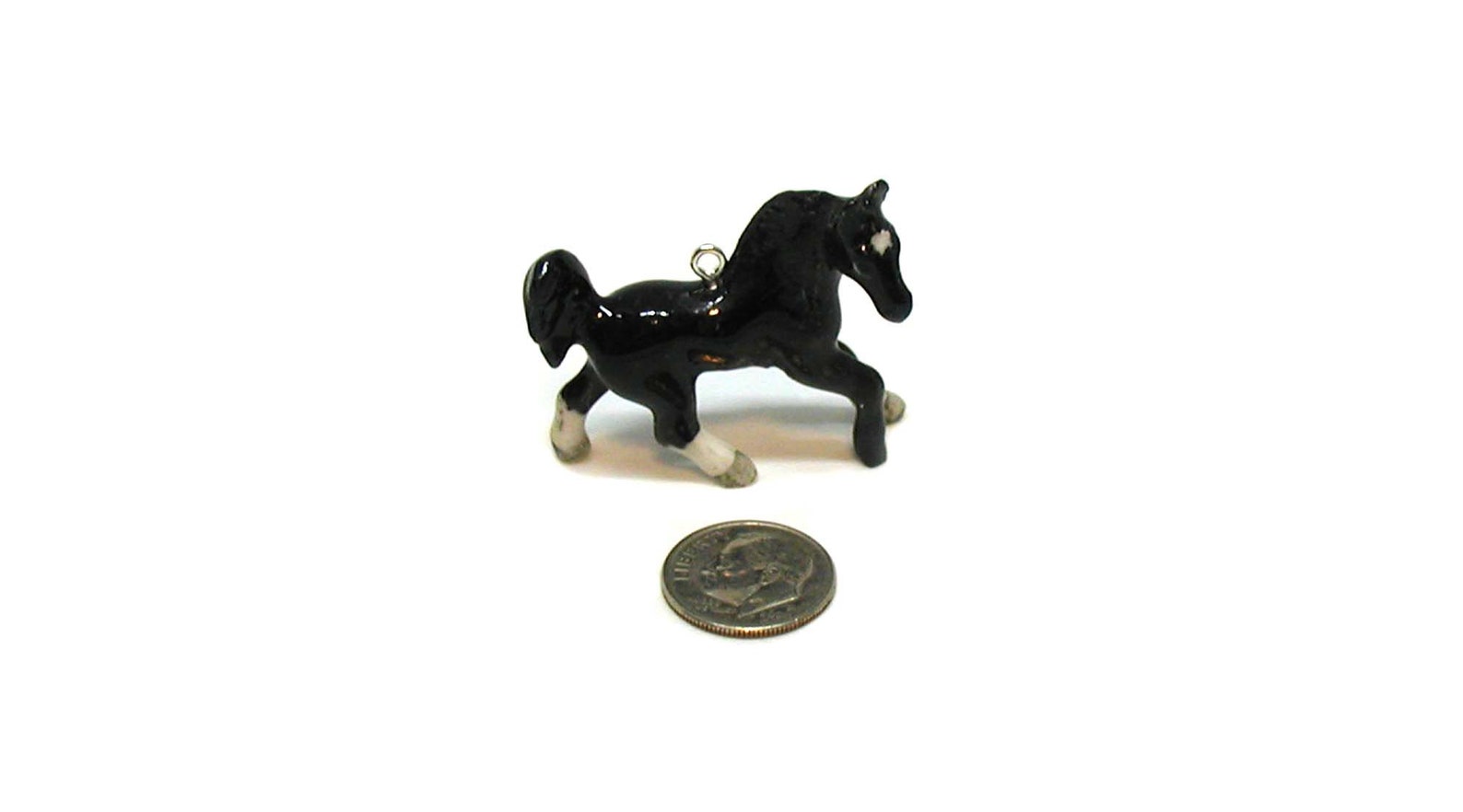 Black Horse Necklace Black Stallion Necklace Horse Jewelry Etsy