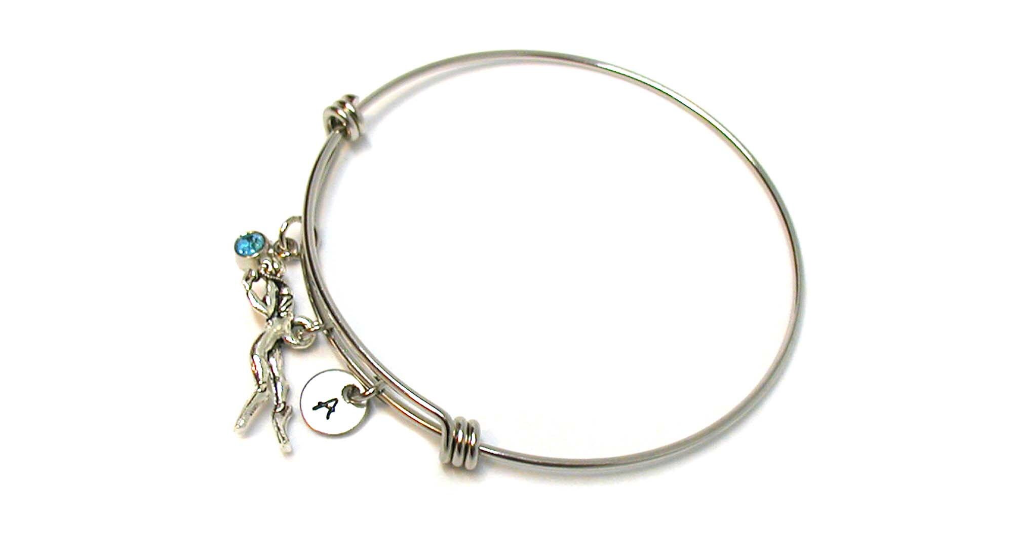 Scuba Diver Bracelet Scuba Diver Bangle Scuba Diver Charm Etsy UK