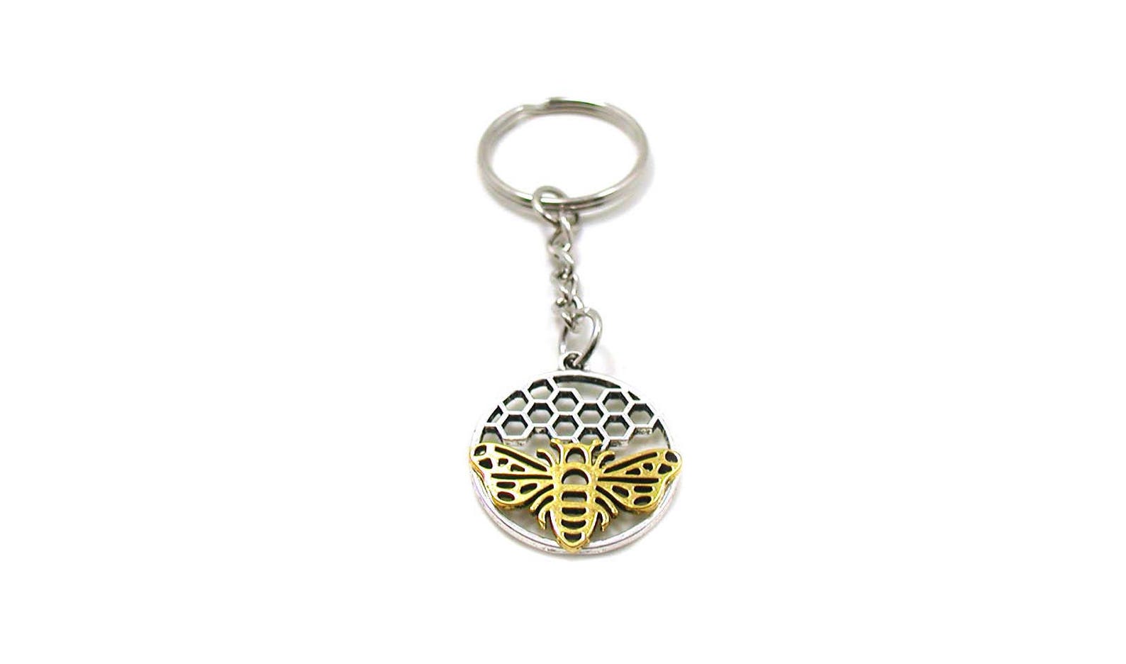 Bee Keychain Queen Bee Keychain Keychain Gift for Etsy