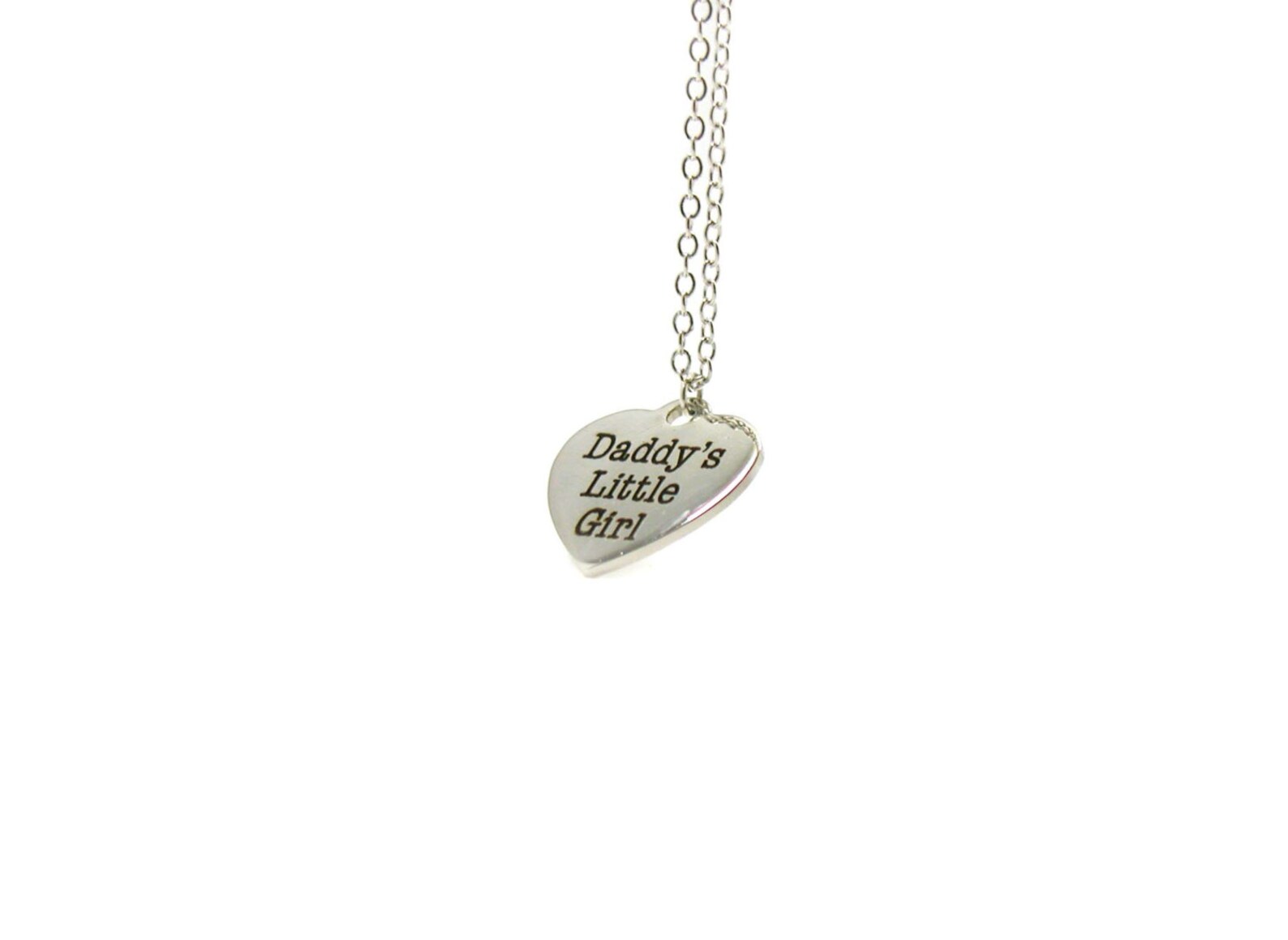 Daddy's Little Girl Necklace Charm Necklace Delicate Etsy