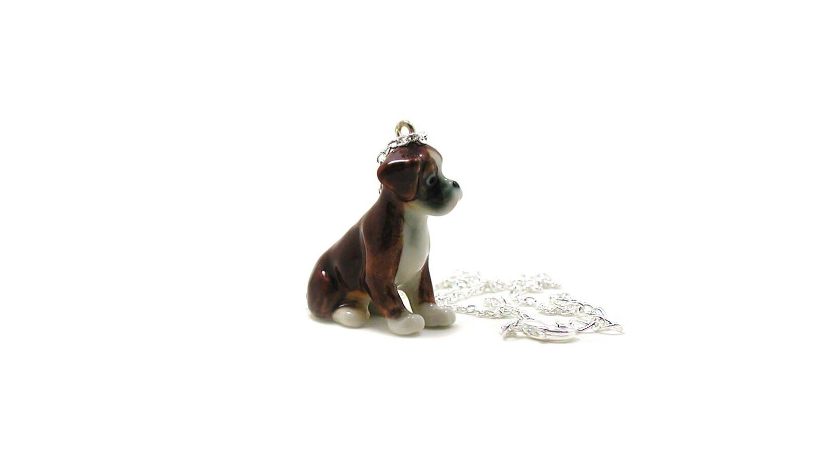 Boxer Necklace Charm Necklace Charm Jewelry Boxer Pendant Etsy