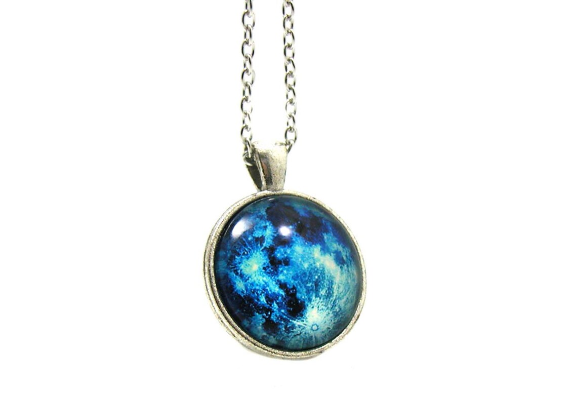 Galaxy Necklace Galaxy Pendant Charm Necklace Charm Etsy
