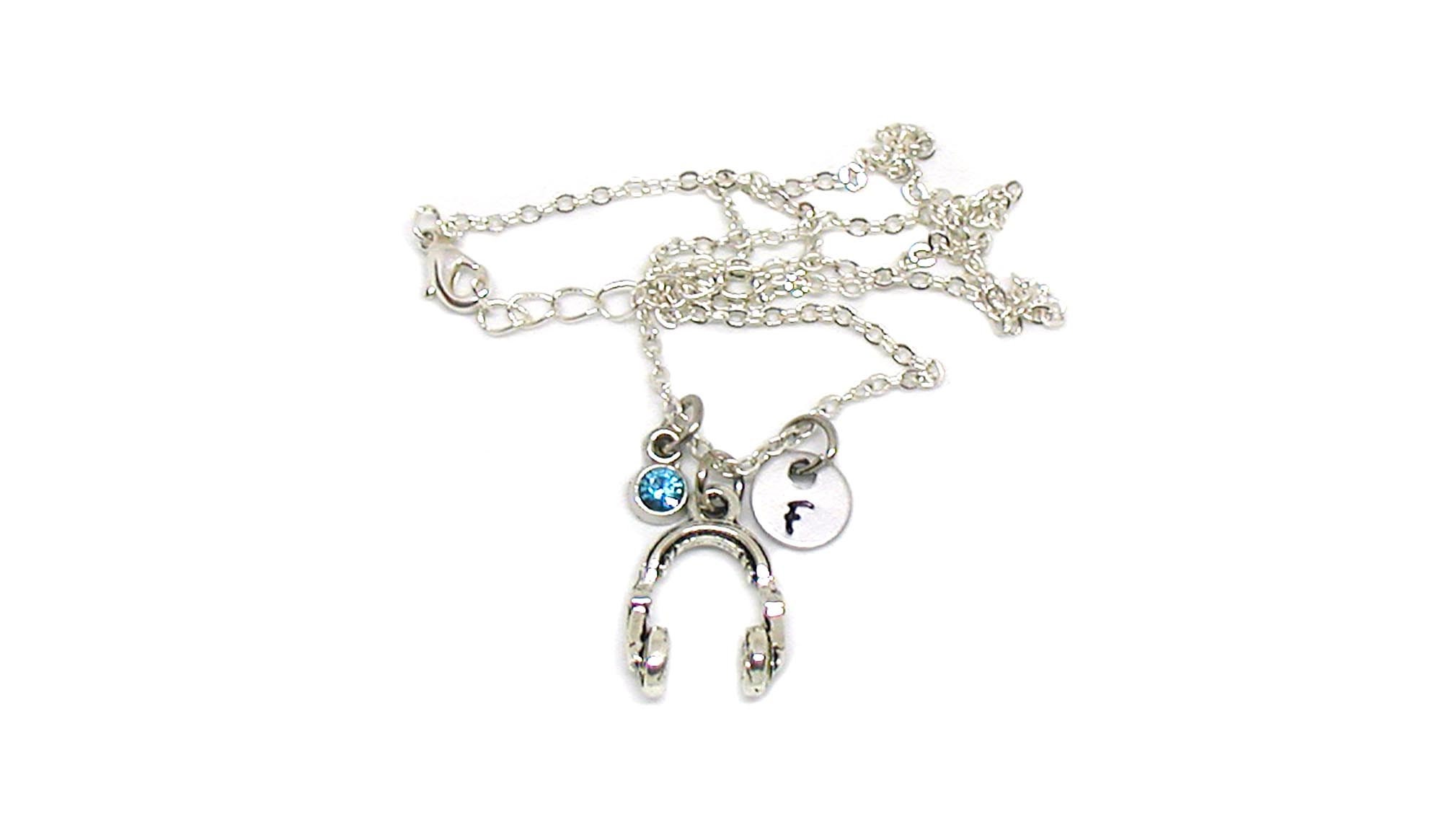 Headphone Necklace Headphones Charm Personalized Necklace Etsy