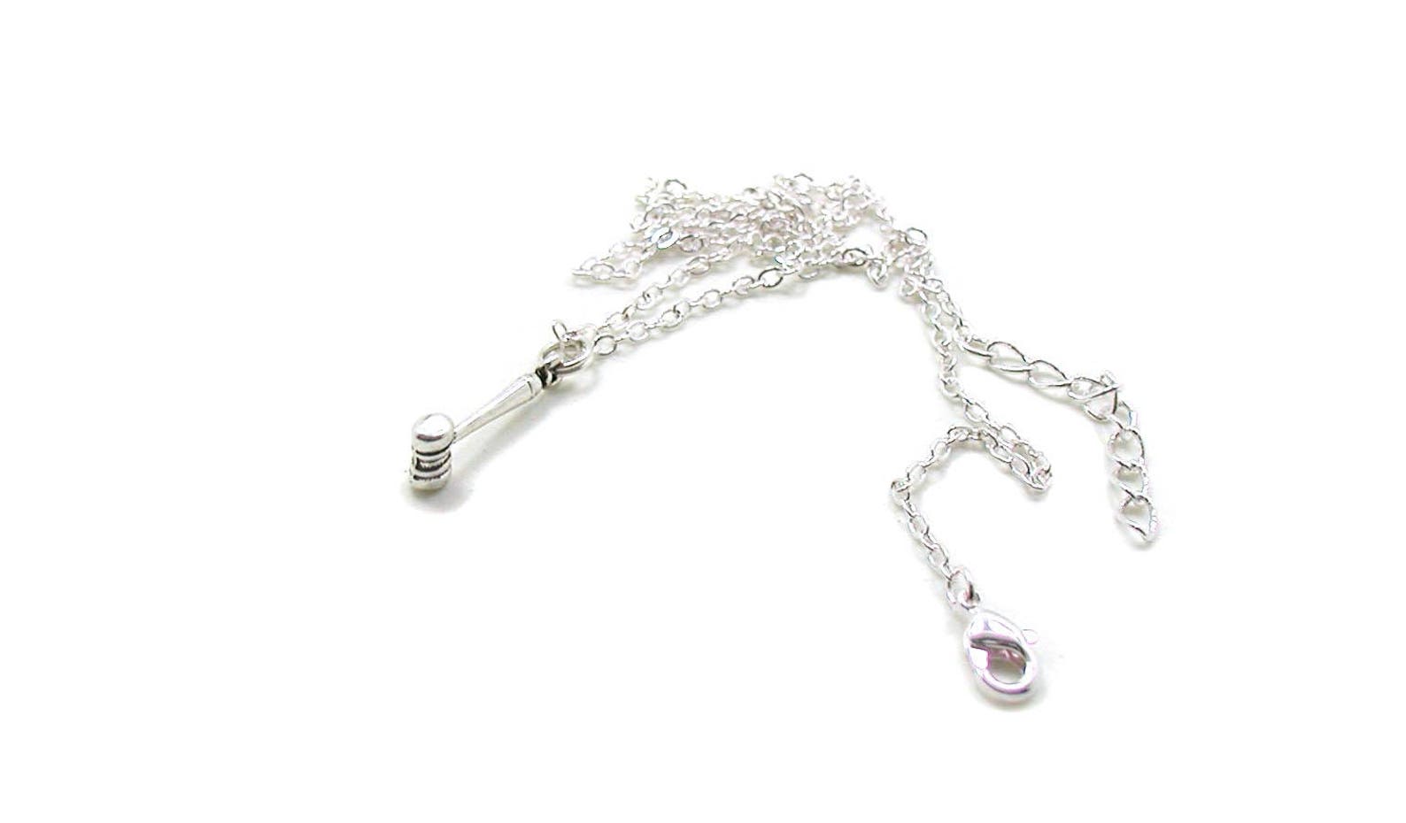 Gavel Necklace Gavel Charm Gavel Pendant Judge Necklace Etsy