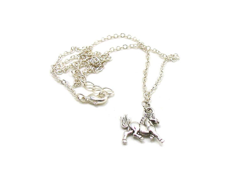 Jewelry Gift Gift Under 20 Silver Horse Necklace Horse Jewelry Equestrian Jewelry Equestrian Necklace Horse Necklace Charm Jewelry