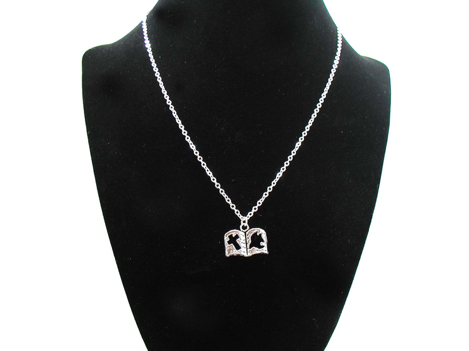 Bible Necklace Christian Necklace Charm Jewelry Faith Etsy UK