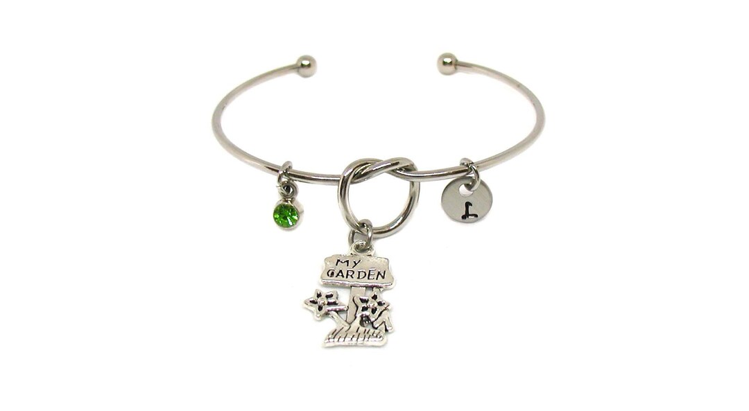Silver Gardening Charm Bracelet, Gardner, Garden Lover