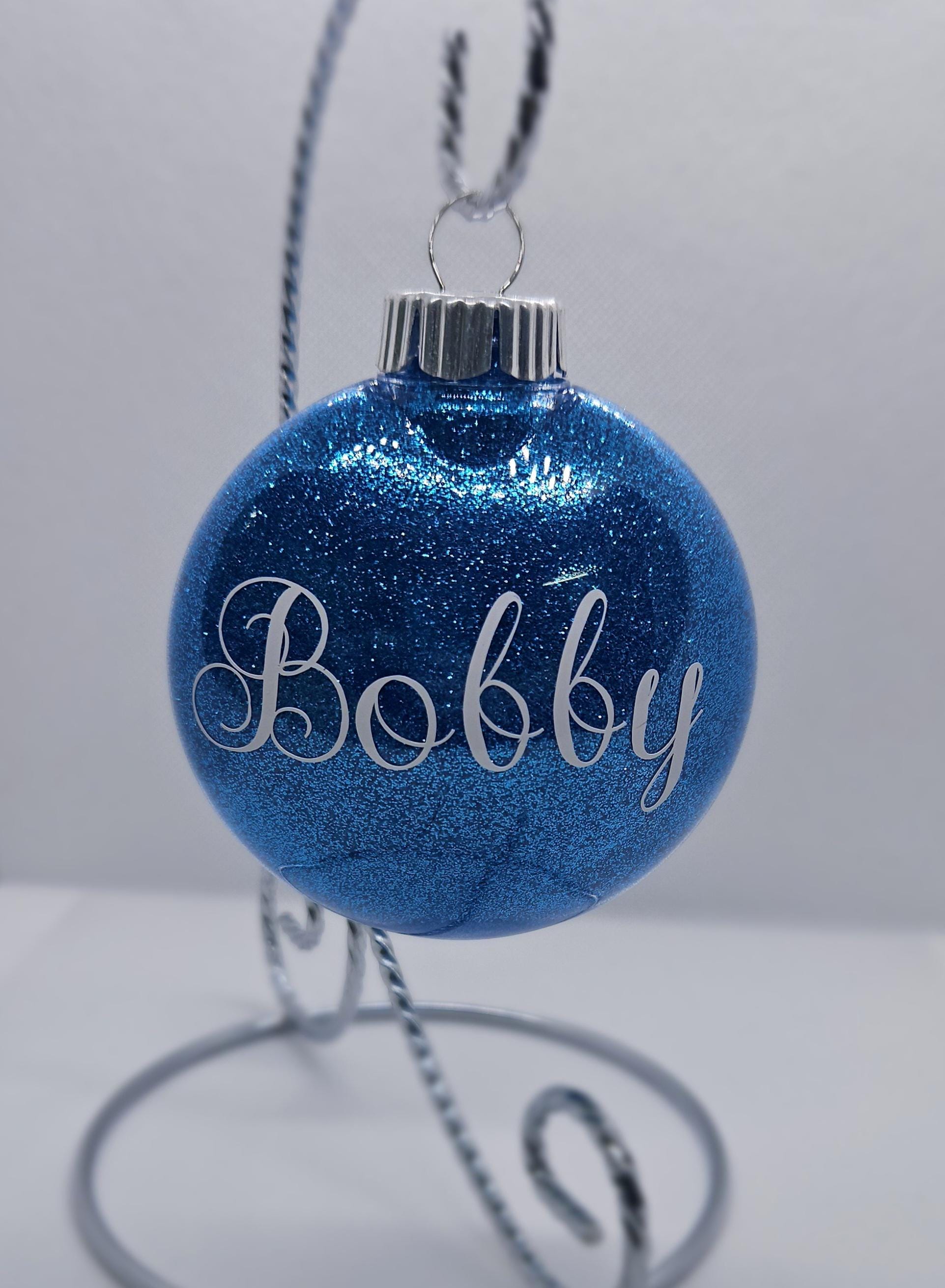 Custom Glitter Ornament - Etsy