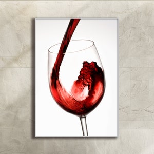 Red wine swirl.