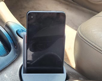 Center Console Cup Holder Wireless Phone Holder Insert For Toyota Sequoia 1st Gen (2001-2007 / Tundra  1st GEN ( 2000 -2006)
