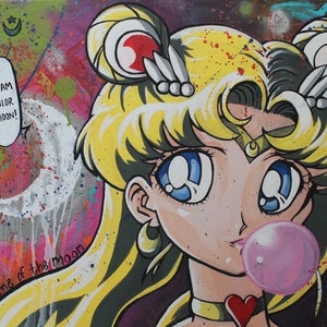 Princess Serenity Sailor Moon Digital Print