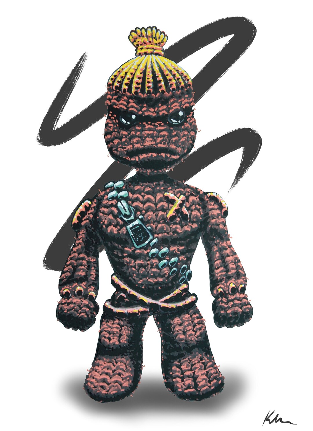 Sackboy Digital Print Etsy