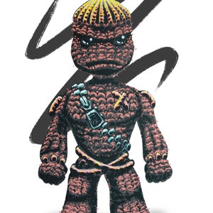 Sackboy Digital Print