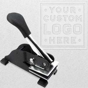 I PIÙ VENDUTI - Timbro da tavolo personalizzato con il tuo logo - Timbro quadrato personalizzato personalizzato - Timbro con marchio, timbro aziendale