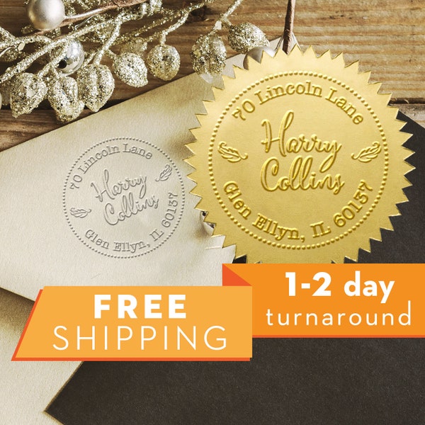 Custom Embosser Stamp Etsy