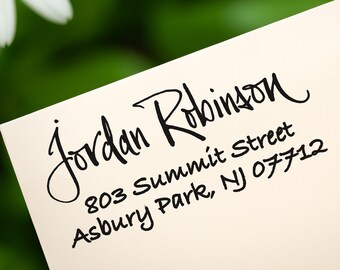 Personalized Self-Inking Return Address Stamp: Custom Rubber Stamp