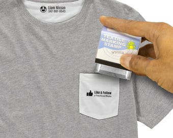 Personalized Clothing Stamp: Custom Name Label for Kids Camp Clothes