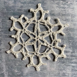 Flouret Crochet Snowflake Collection. Crochet Snowflake Patterns. Digital Crochet pattern image 3