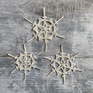 Flouret Crochet Snowflake Collection. Crochet Snowflake Patterns. Digital Crochet pattern image 6