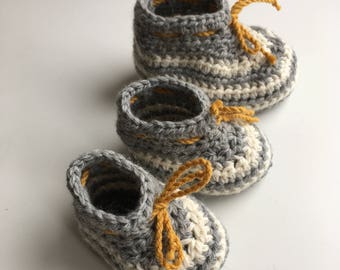 Crochet Baby Booties Pattern: Thick & Soft (PDF Pattern)