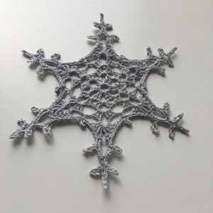 Crochet snowflake pattern collection. 12 crochet snowflake patterns. PDF pattern collection. image 6