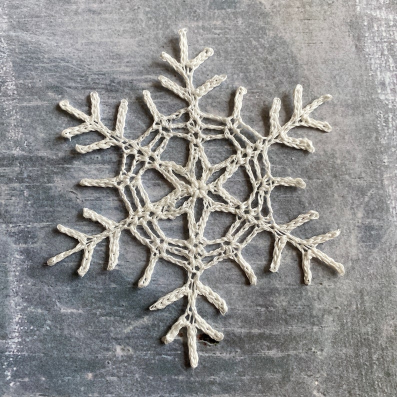 Flouret Crochet Snowflake Collection. Crochet Snowflake image 5