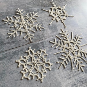 Flouret Crochet Snowflake Collection. Crochet Snowflake Patterns. Digital Crochet pattern image 7