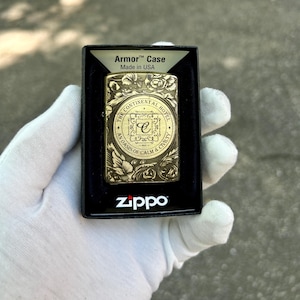 John Wick Continental Zippo Lighter: Engraved Brass, Made in USA