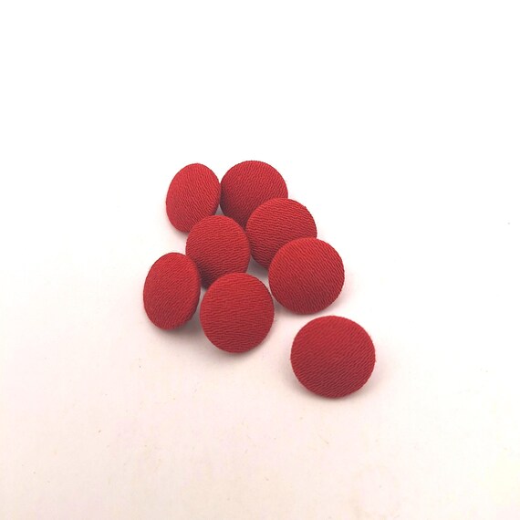 Lot De 29 Boutons De Couture Vintage Rouges – Anciens, Origine France