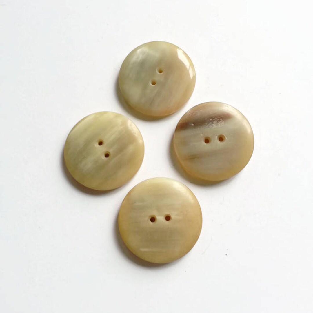 Giant Natural Horn Coat Buttons Very Large Chunky Buttons 4 Etsy