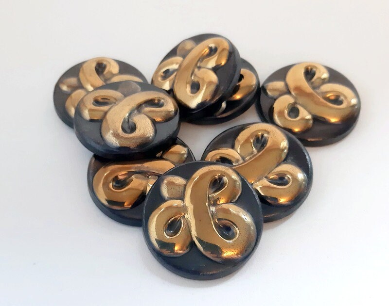 Models Gold Buttons,metal Buttons,gold Buttons for Knitting With