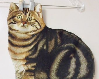brown tabby cat soft toy