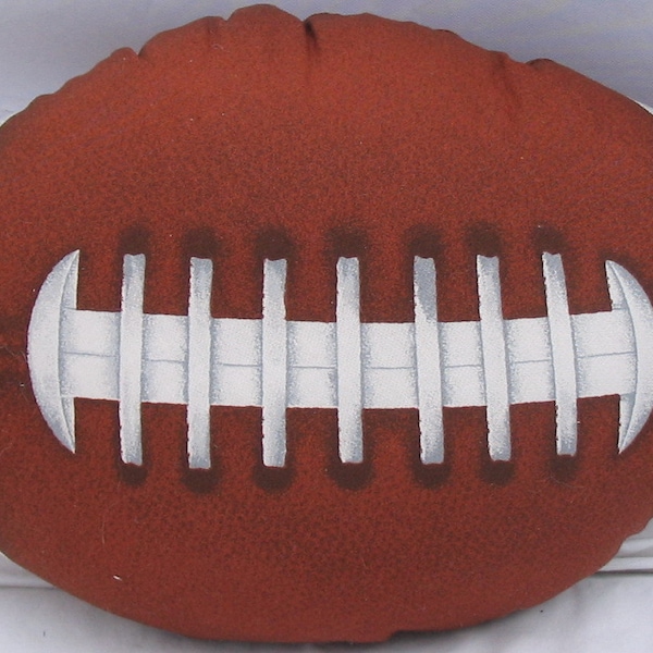 Football Pillow Etsy