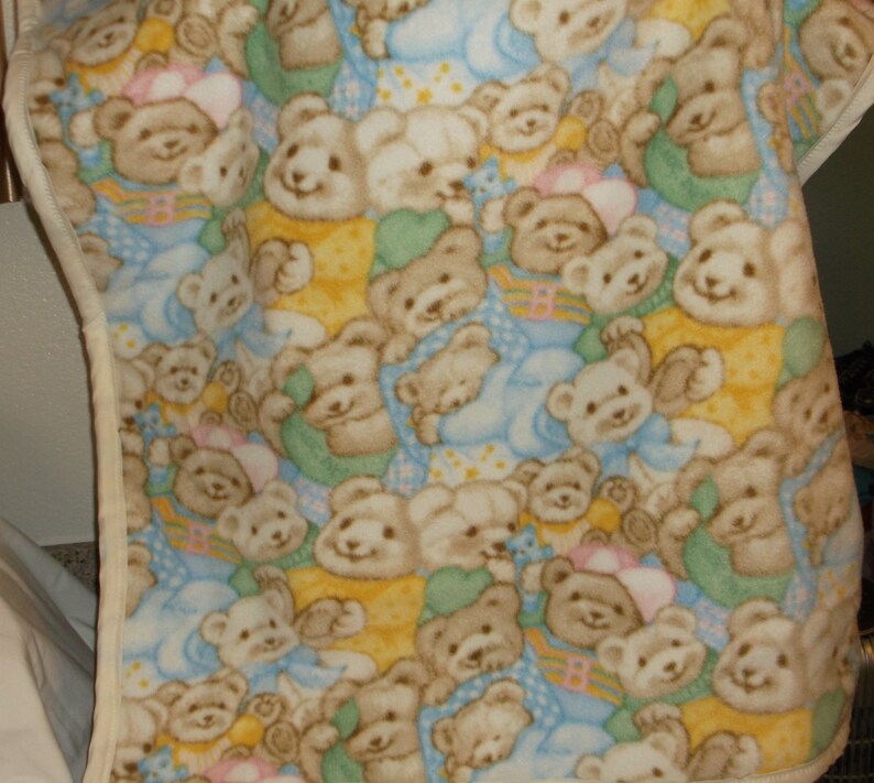 Bears All Over Fleece Baby Blanket