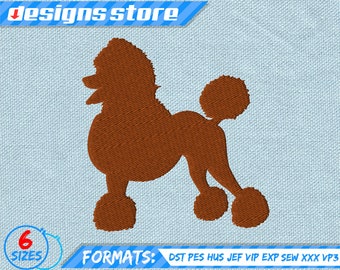 POODLE EMBROIDERY DESIGN, dog poodle pet machine embroidery design, dog breed poodleembroidery design, dog pet love poodle embroidery design