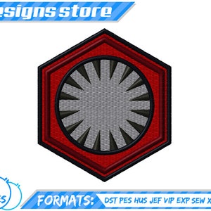 FIRST ORDER EMBROIDERY Design Star Wars Embroidery Design R2D2 Darth Vader Embroidery Design Star Wars BB8 kylo ren r2d2 embroidery design
