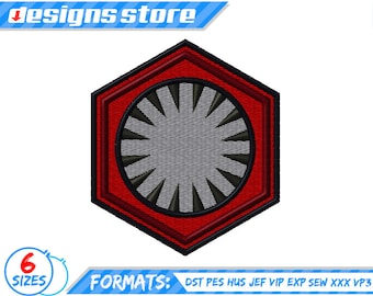 Imperio Logo STAR WARS Darth Vader diseño de bordado a maquina