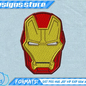 IRON MAN EMBROIDERY design superhero Embroidery Design Iron man Superhero Embroidery Design Superhero Iron man Avengers Embroidery Design