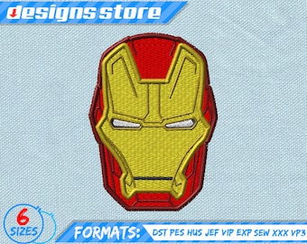 IRON MAN EMBROIDERY design superhero Embroidery Design Iron man Superhero Embroidery Design Superhero Iron man Avengers Embroidery Design